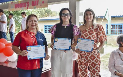 ESTUDIANTES RINDEN HOMENAJE AL DÍA DE LA MUJER